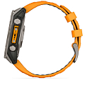 Часы Garmin Fenix 8 47mm Amoled Sapphire Titanium Orange 010-02904-11 фото 12